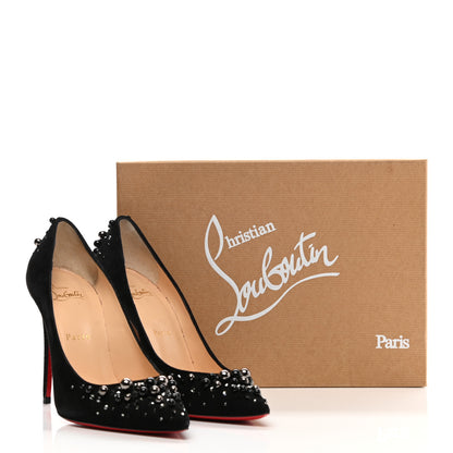 Christian Louboutin Veau Velours Candidate 100 Pumps 37.5 Black 9 of 9