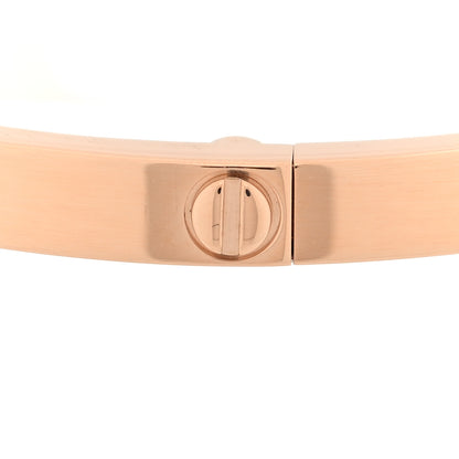 Cartier 18K Pink Gold 10 Diamond Small LOVE Bracelet 15 5 of 6