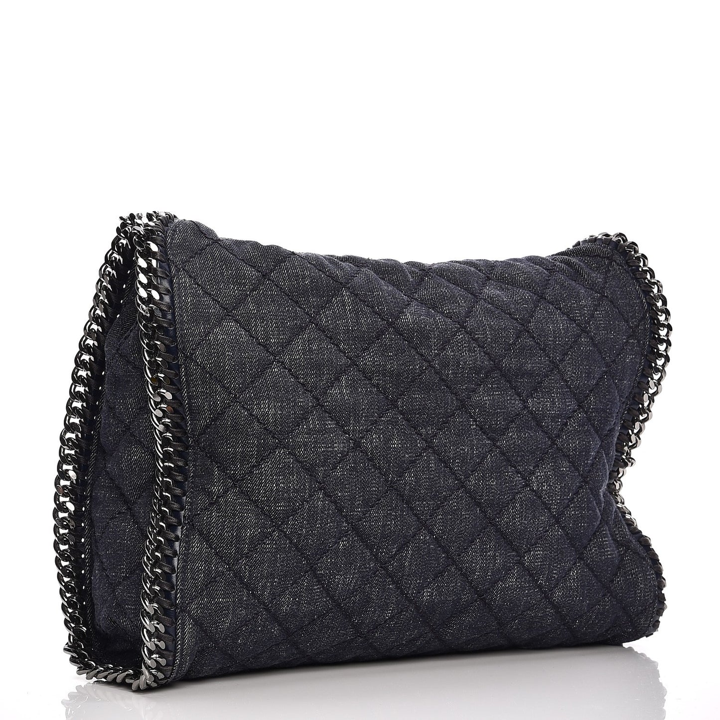 Denim Quilted Small Baby Bella Tote
