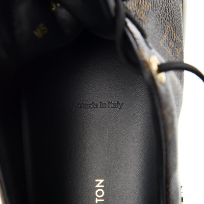 Louis Vuitton Patent Monogram Frontrow Sneakers 42 7 of 11