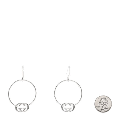 Gucci Sterling Silver Britt Hoop Earrings 2 of 4