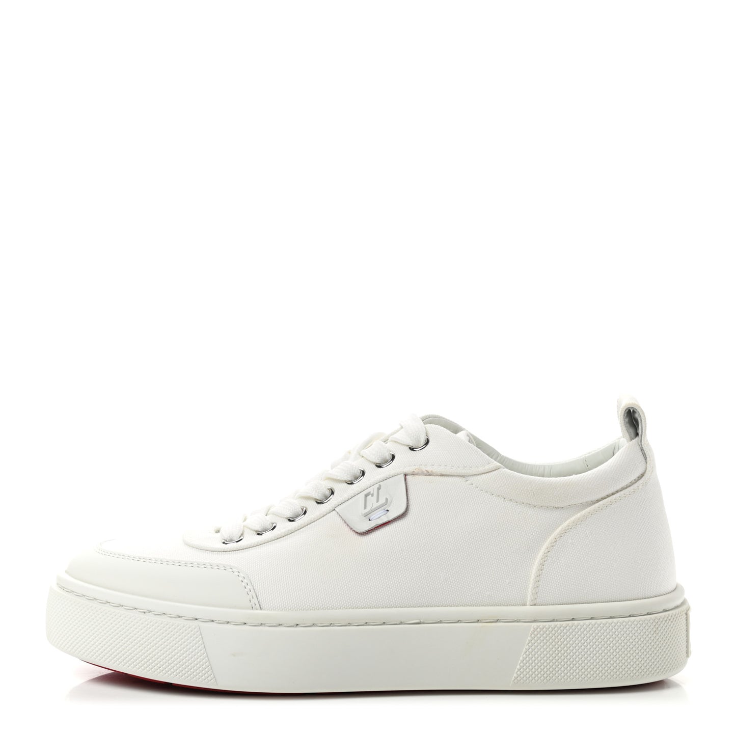 Canvas Simplerui Flat Sneakers 38.5 White