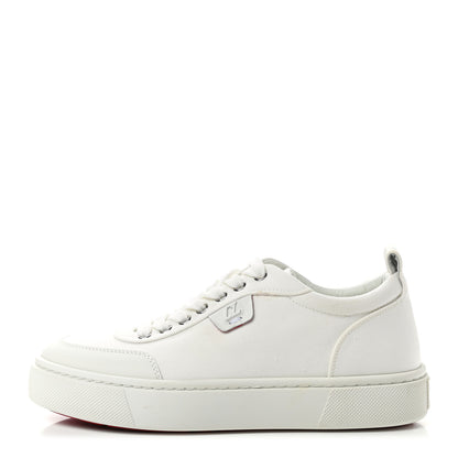 Christian Louboutin Canvas Simplerui Flat Sneakers 38.5 White 1 of 12