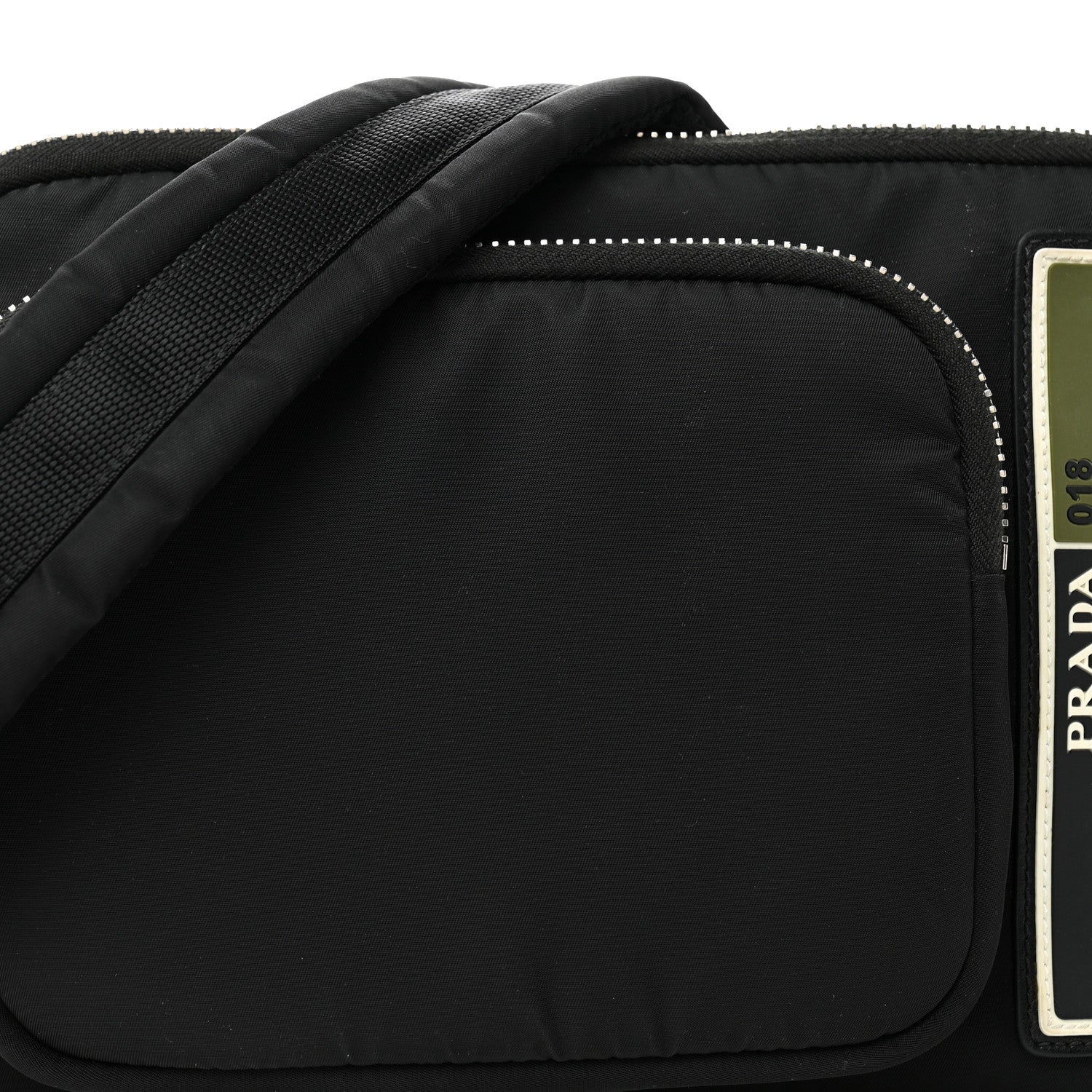 Prada Tessuto Nylon Crossbody Bag Black 8 of 10