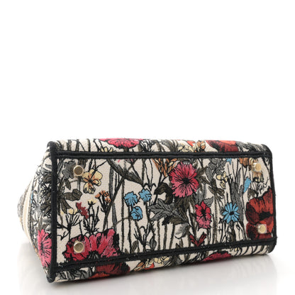 Christian Dior Canvas Embroidered Mille Fleurs Medium Lady D-Lite Multicolor 4 of 12