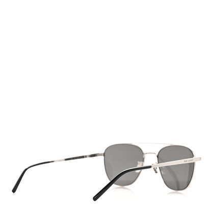 Saint Laurent Acetate Metal Aviator SL 531 Sunglasses Black 4 of 7