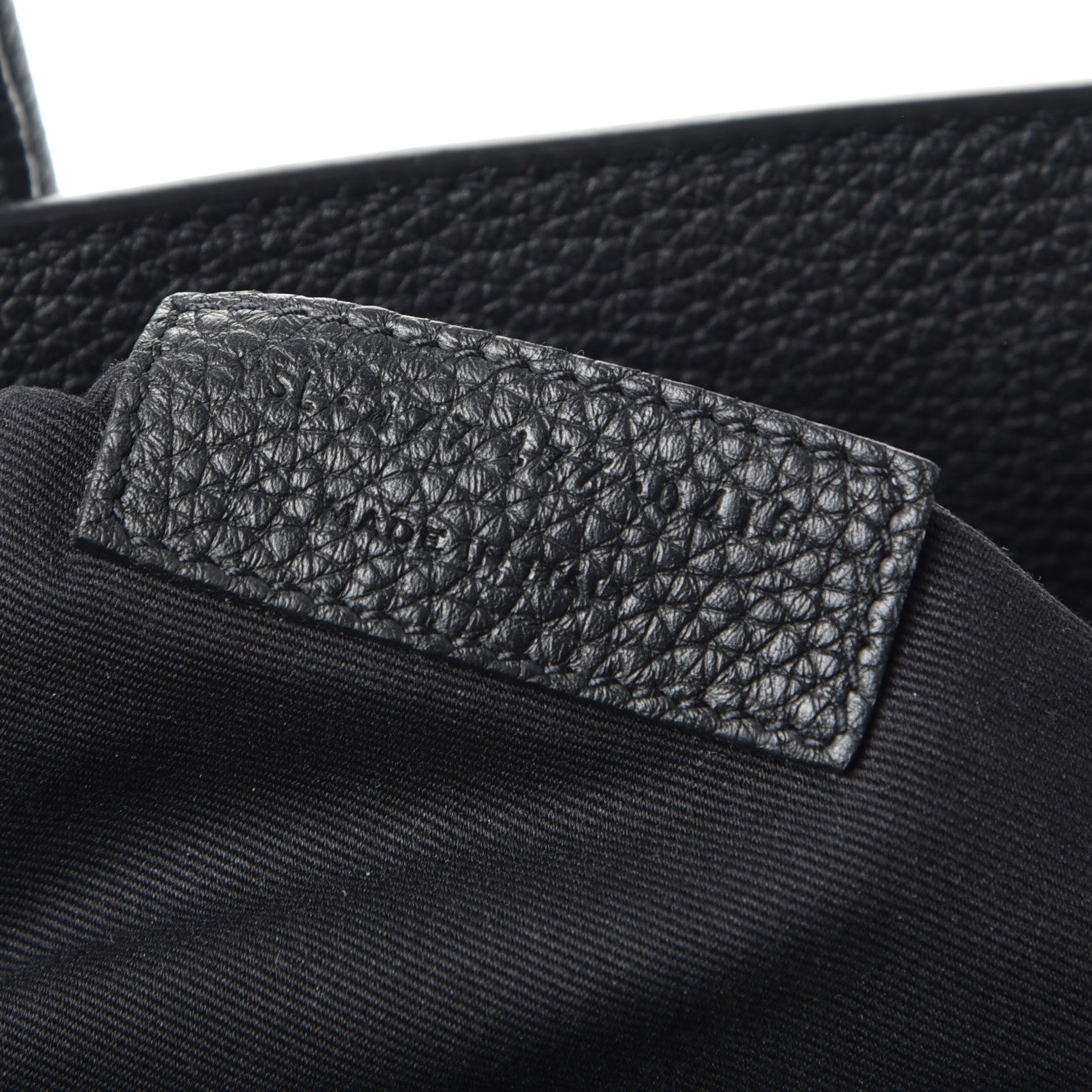 Saint Laurent Grained Calfskin Baby Sac De Jour Souple Black 8 of 8