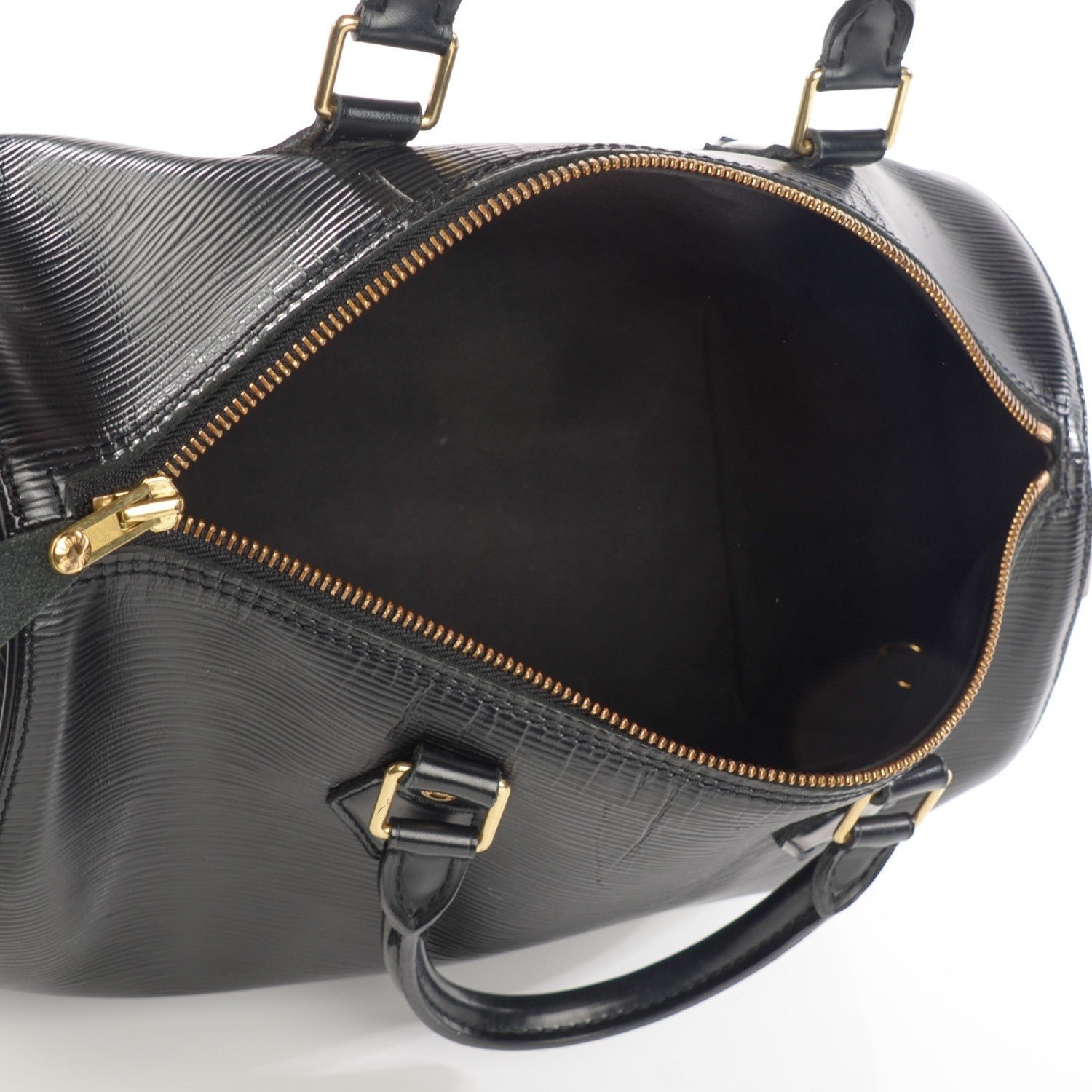 Louis Vuitton Epi Speedy 30 Black 5 of 7