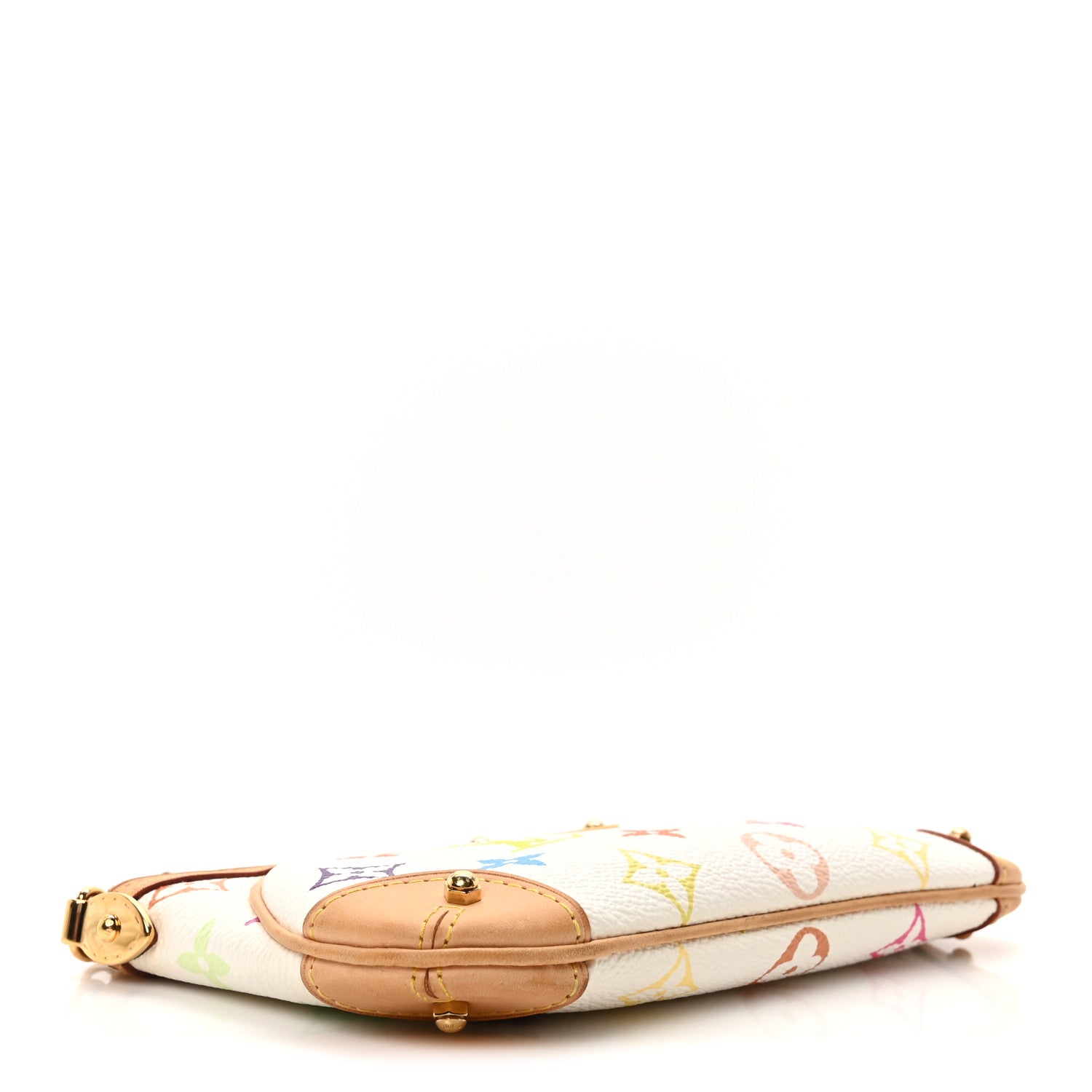 Louis Vuitton Monogram Multicolor Pochette Milla MM White 4 of 9