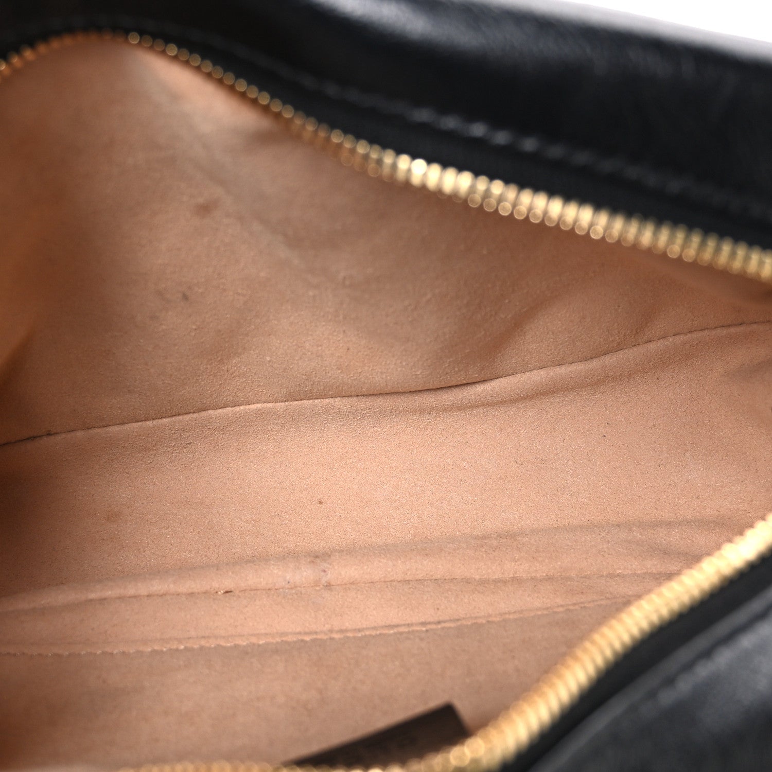 Gucci Monogram Matelasse Diagonal Small GG Marmont Chain Shoulder Bag Beige Black 4 of 10