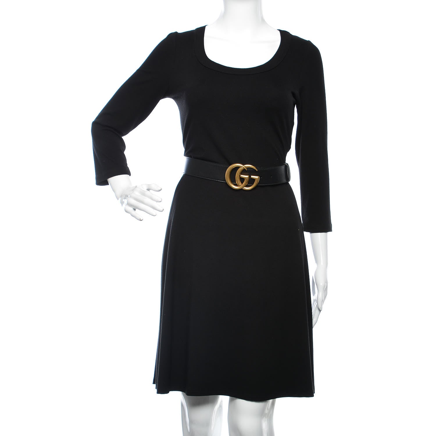 Gucci Calfskin Double G 40mm Belt 90 36 Black 2 of 6