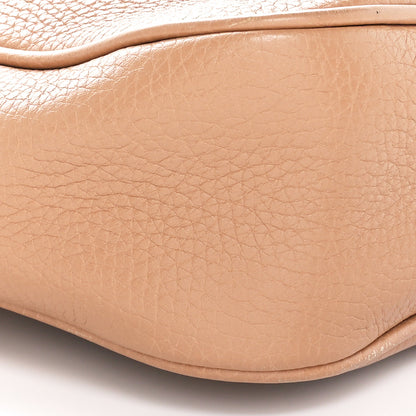 Gucci Pebbled Calfskin Small Soho Disco Bag Camelia 9 of 10