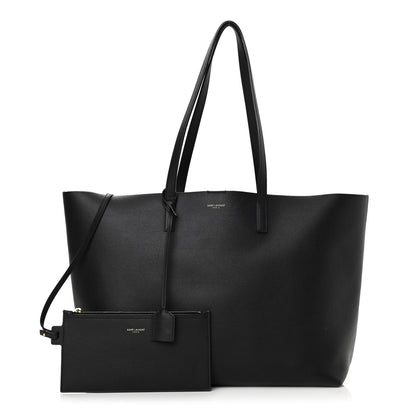 Saint Laurent Calfskin Large Shopping Tote Black 1 of 16