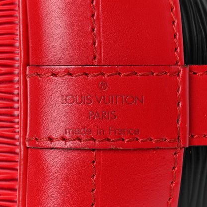 Louis Vuitton Epi Bi-Color Noe Castillan Red Black 6 of 15