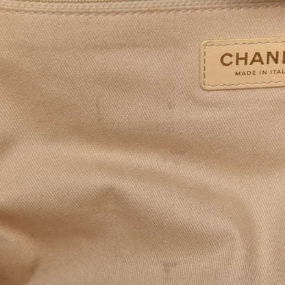 Chanel Canvas Large Deauville Tote Light Beige 9 of 17