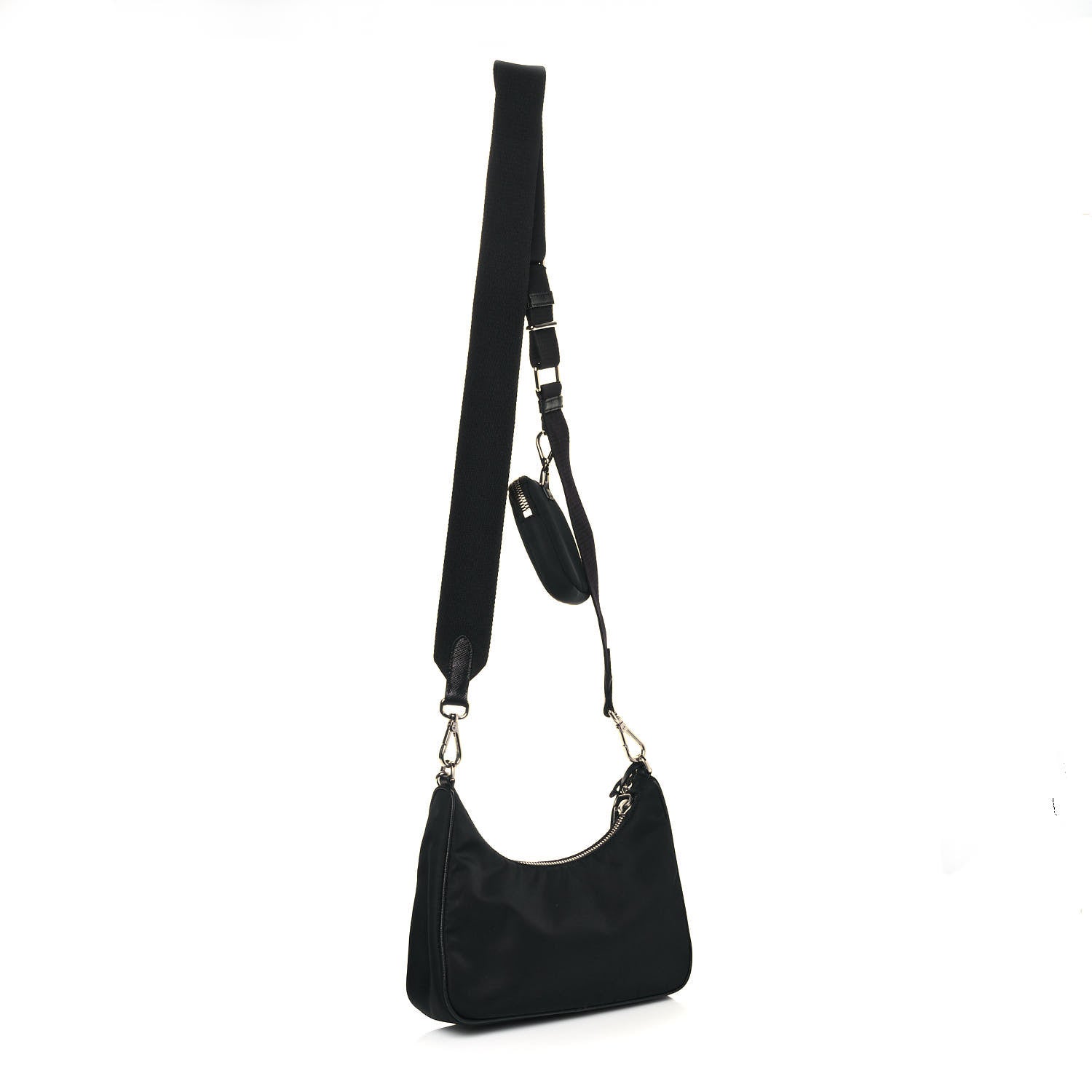 Prada Nylon Re-Edition 2005 Shoulder Bag Black 3 of 15