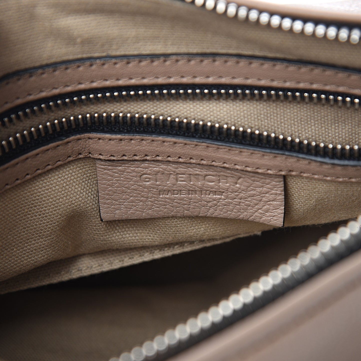 Sugar Goatskin Small Bi-Color Pandora Natural