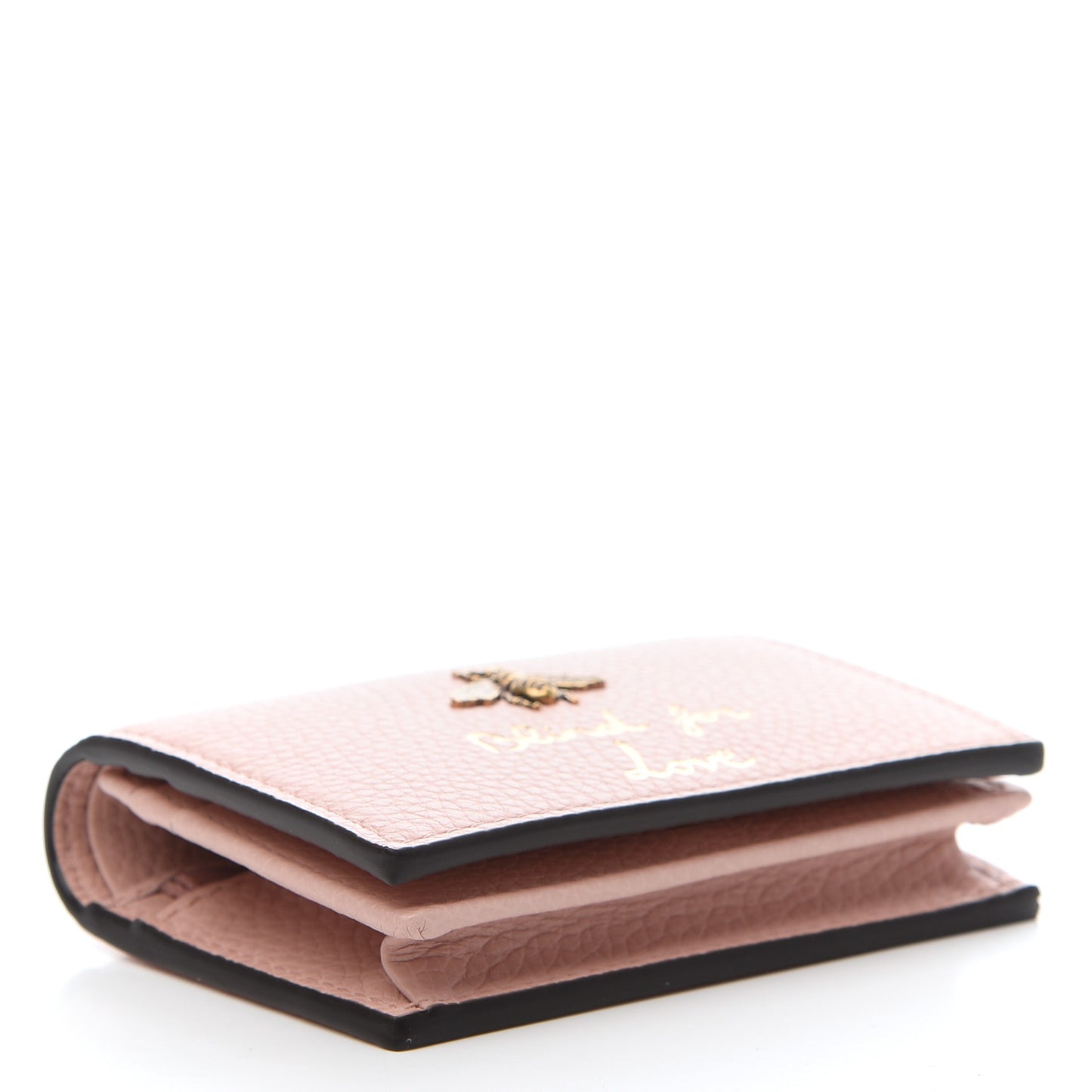 Cellarius Calfskin Blind for Love Animalier Card Case Perfect Pink