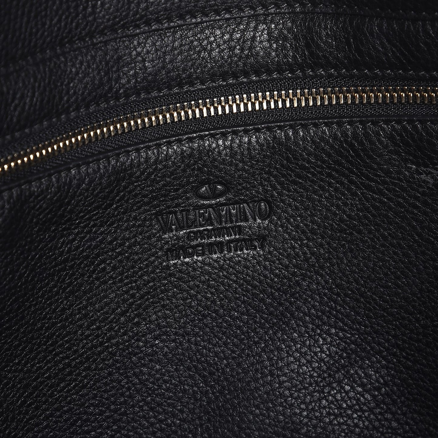 Alce Printed Calfskin Medium Rockstud Tote Black