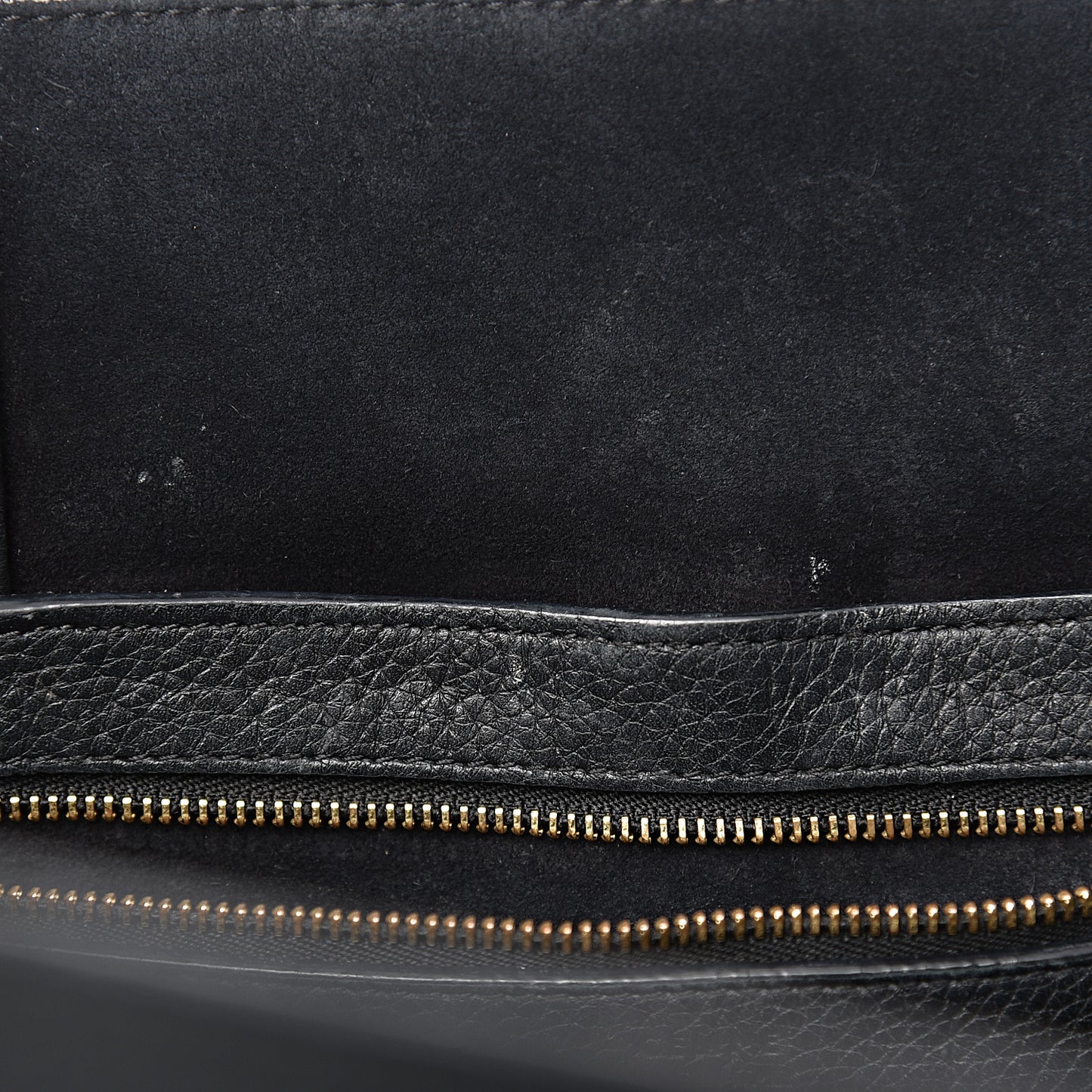 Soft Grained Calfskin Small Belt Cabas Phantom Black