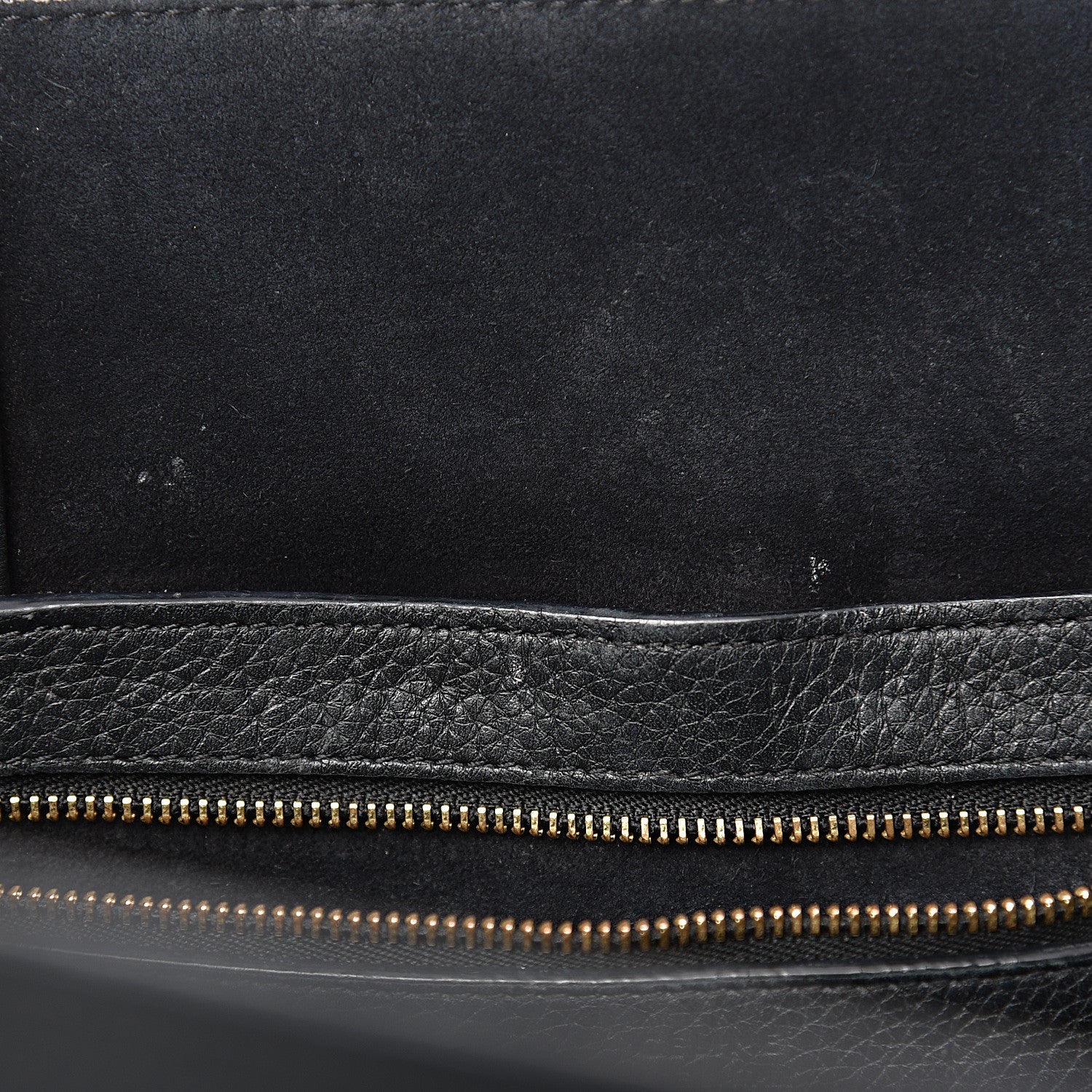 Celine Soft Grained Calfskin Small Belt Cabas Phantom Black 7 of 14