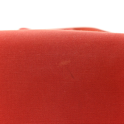 Hermes Military Toile Vache Hunter Herbag Zip 31 PM Rouge Grenat Rouge H 17 of 17