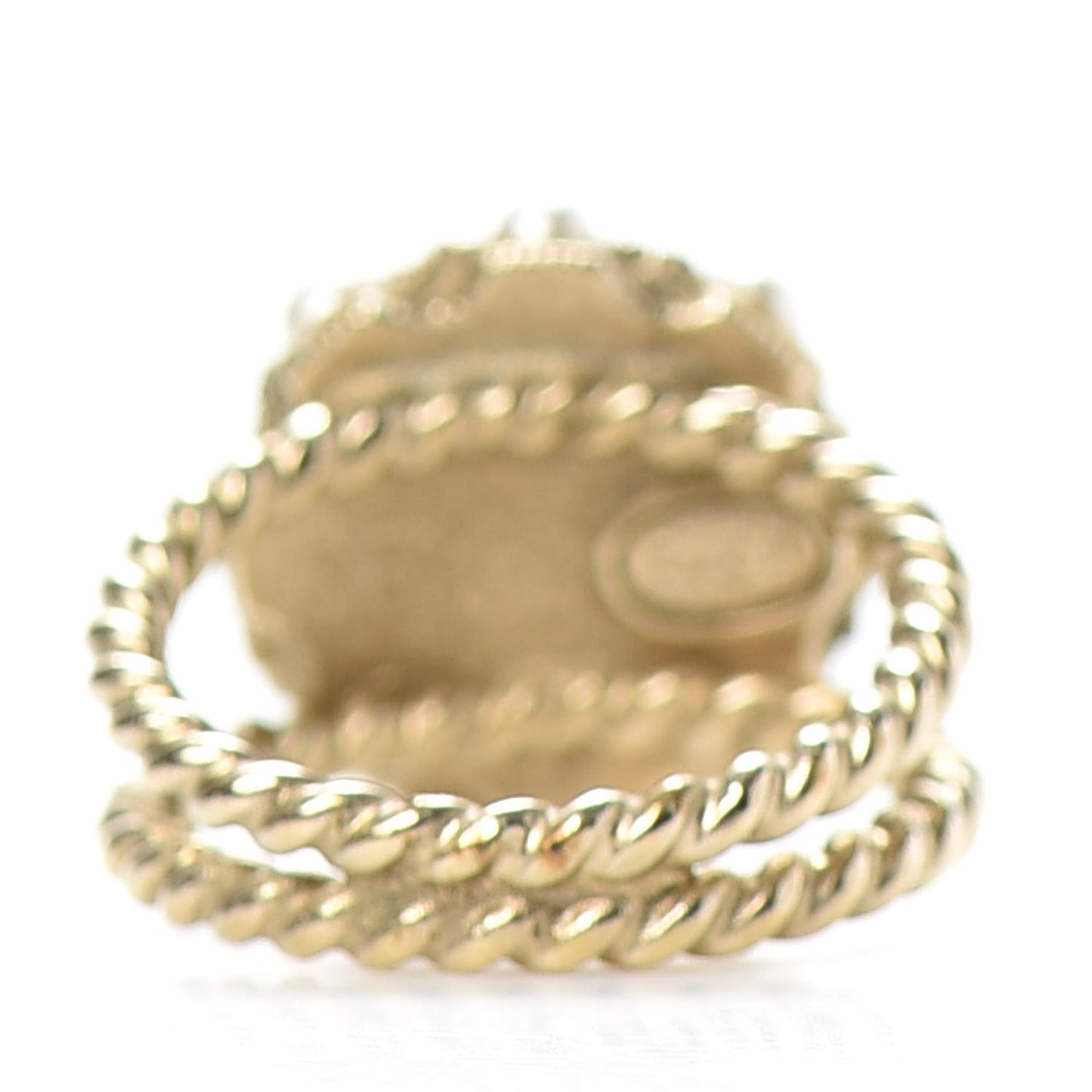 Pearl CC Ring 50 5 Gold Pearly White