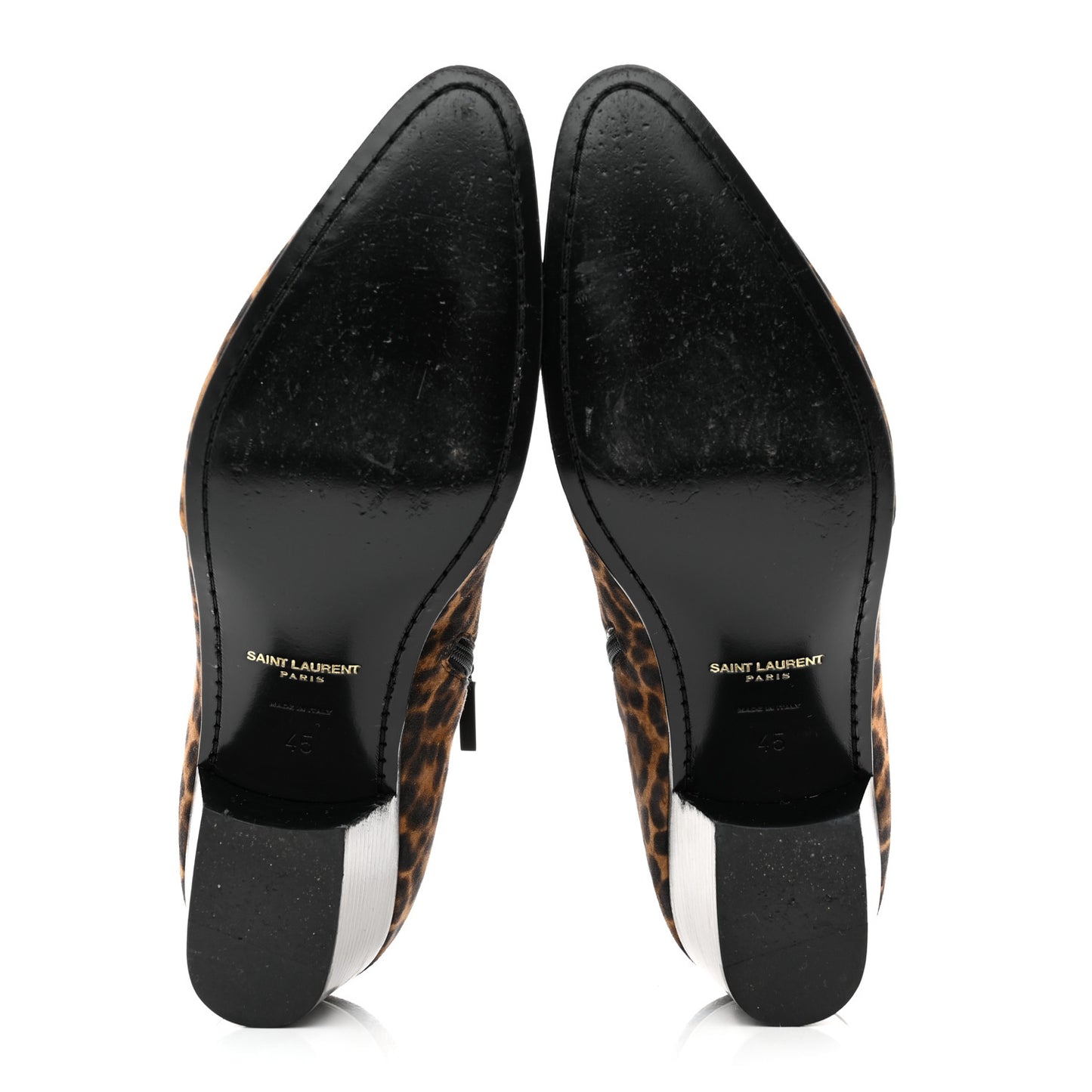 Mens Vassili Suede Leopard Boots 45