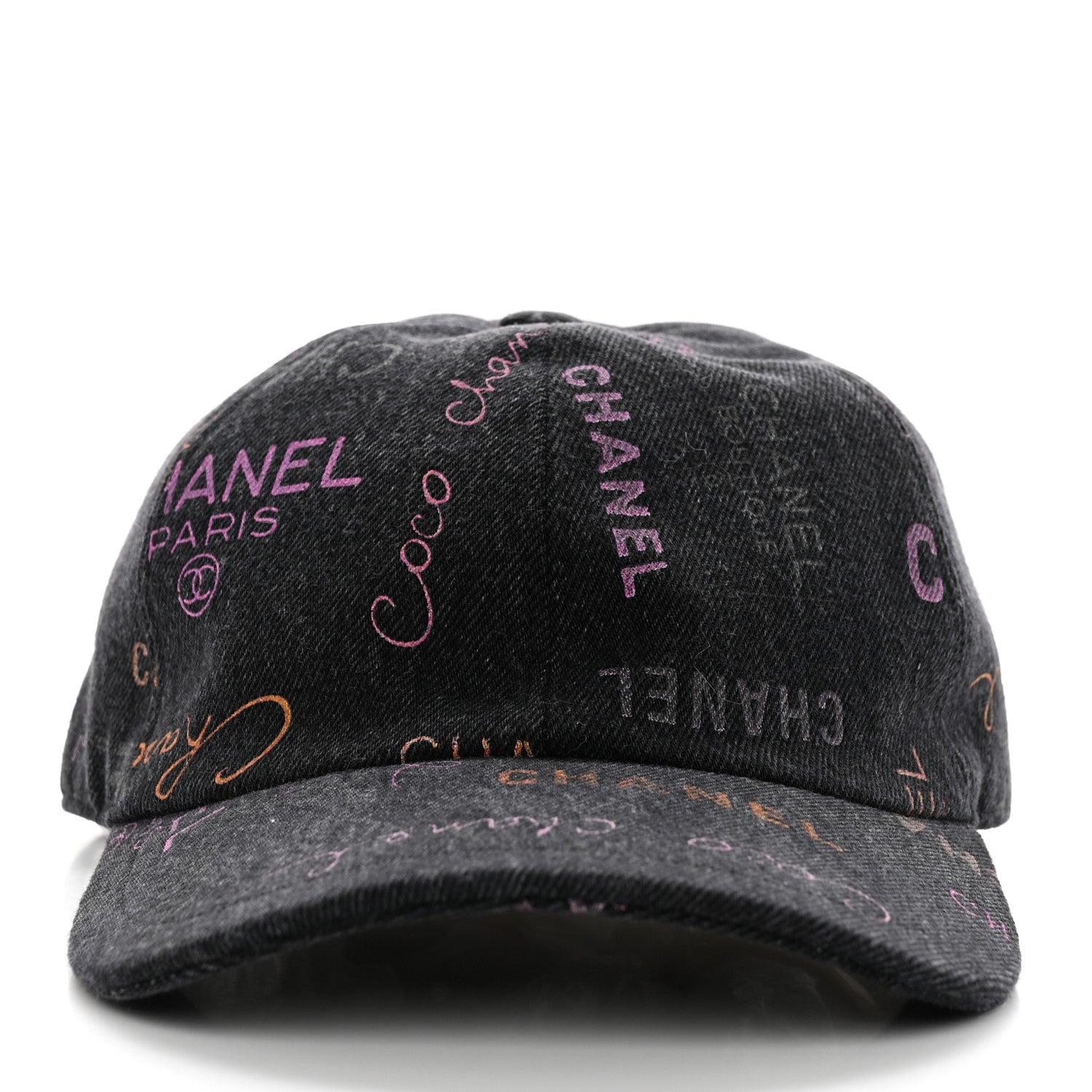 Chanel Denim Mood Cap Hat Black 3 of 9