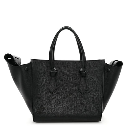 Celine Crisped Calfskin Mini Tie Knot Tote Black 1 of 13
