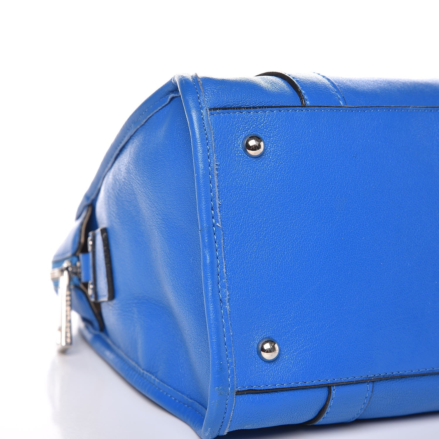 Marc Jacobs Lambskin Calf Hair Medium Serengeti Wellington Blue 8 of 10