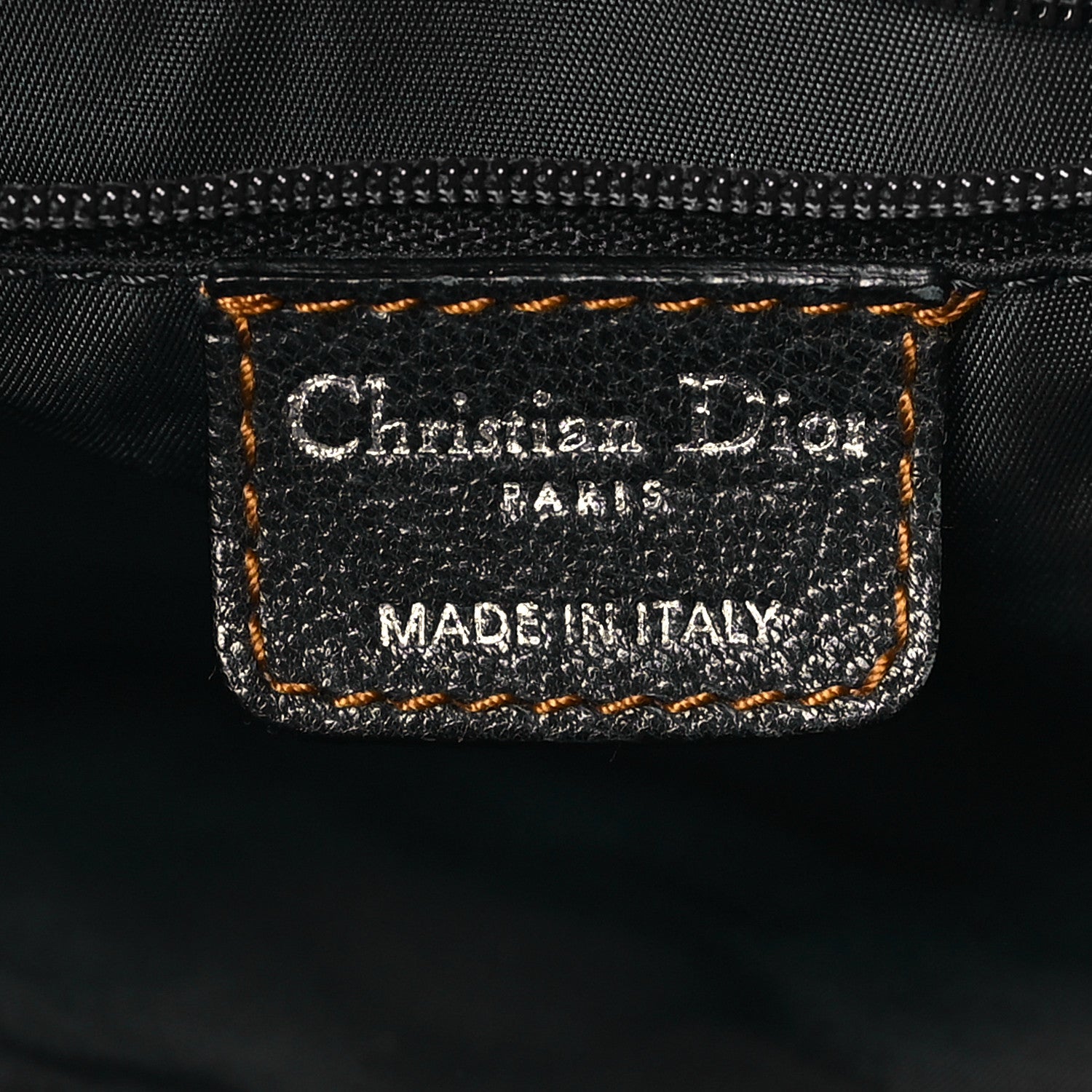 Christian Dior Monogram Buckle Hobo Navy Blue 5 of 8