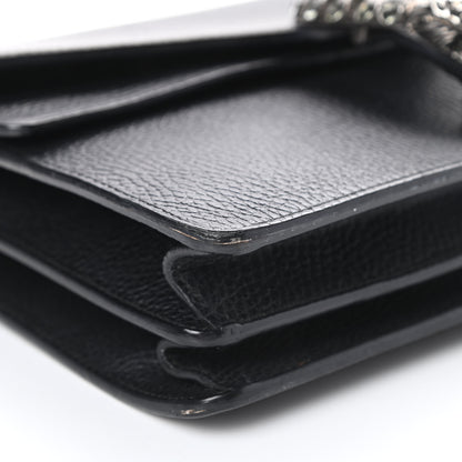 Gucci Pebbled Calfskin Small Dionysus Shoulder Bag Black 9 of 15