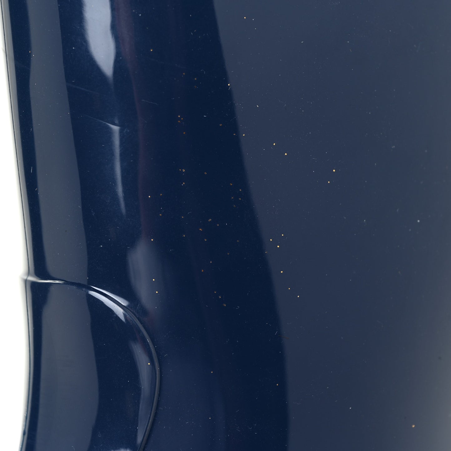 Rubber Camellia Rain Boots 39 Dark Blue