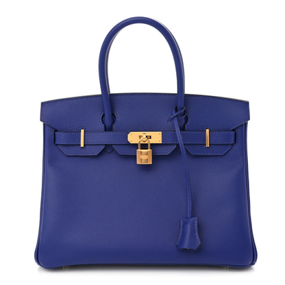 Hermes Epsom BIRKIN 30 Bleu Electrique 1 of 10