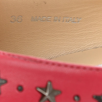 Jimmy Choo Calfskin Windsor Star Flats 36 Pink 8 of 10