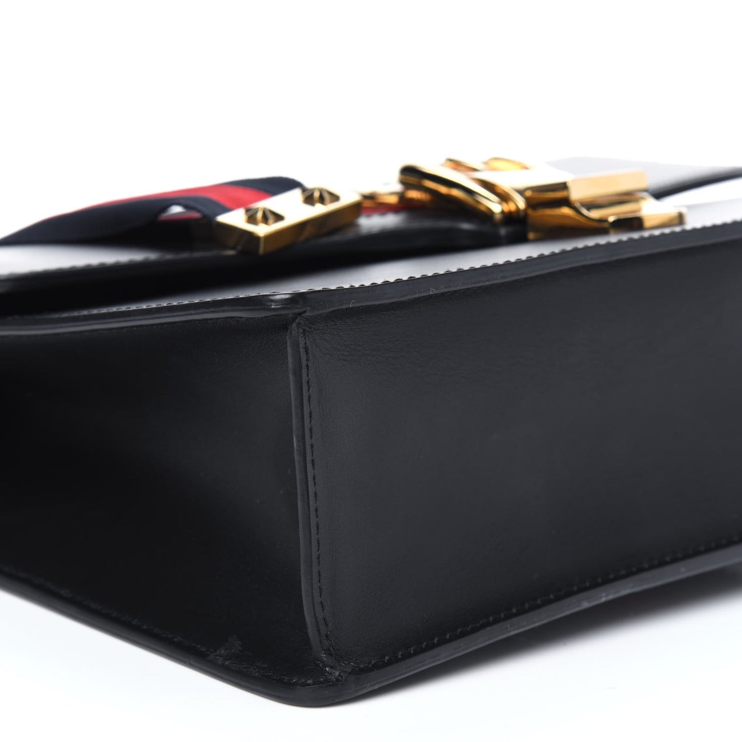 Calfskin Small Sylvie Shoulder Bag Black