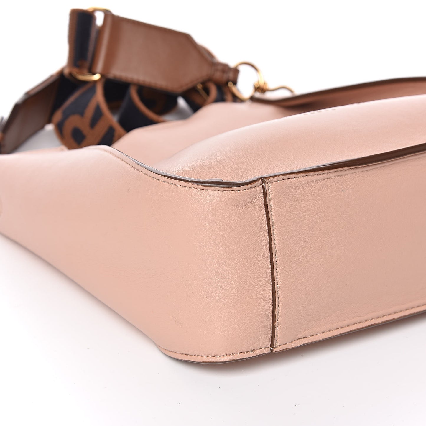 Eco Alter Nappa Perforated Logo Mini Crossbody Blush Pink