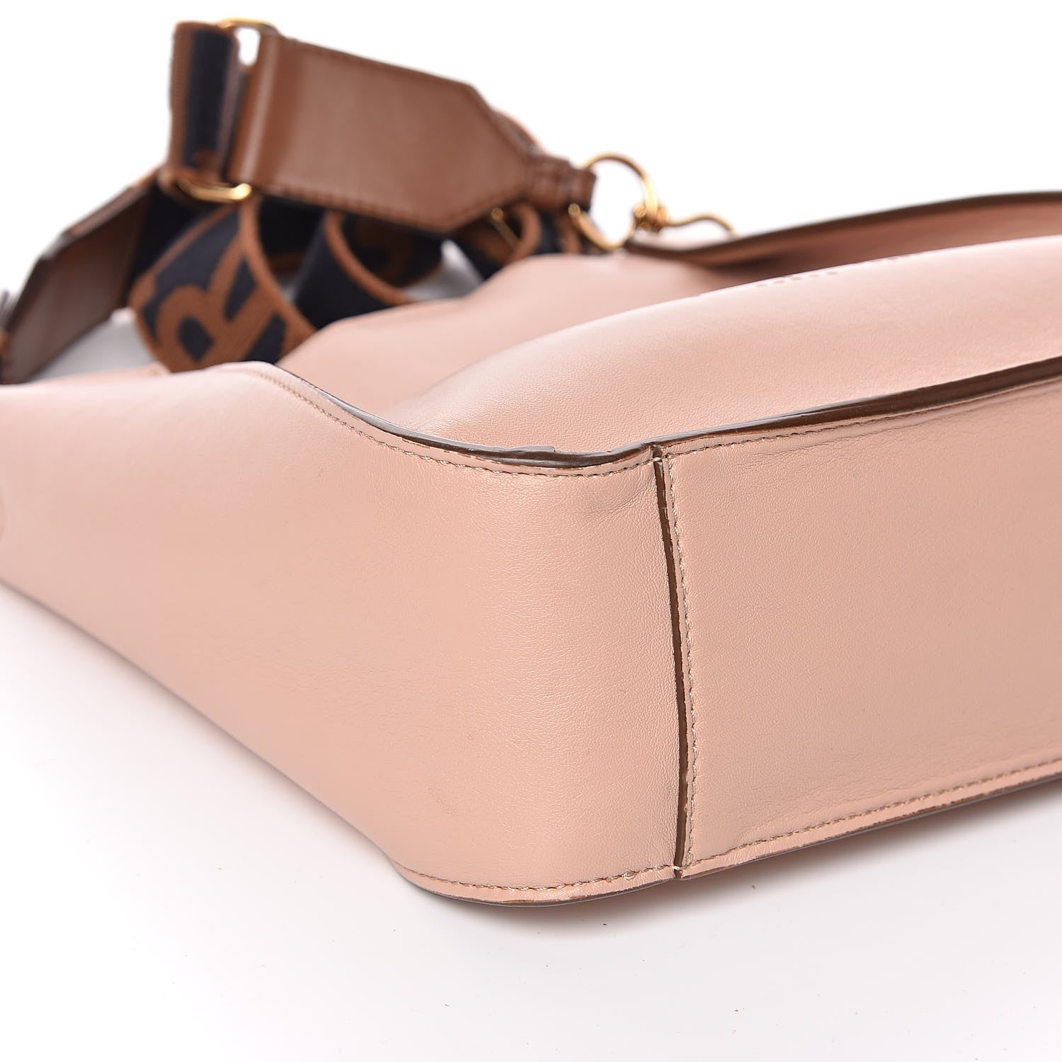 Stella McCartney Eco Alter Nappa Perforated Logo Mini Crossbody Blush Pink 7 of 11