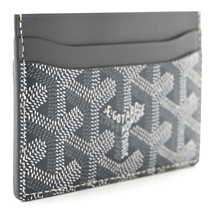 Goyard Goyardine Saint Sulpice Card Holder Grey 3 of 7