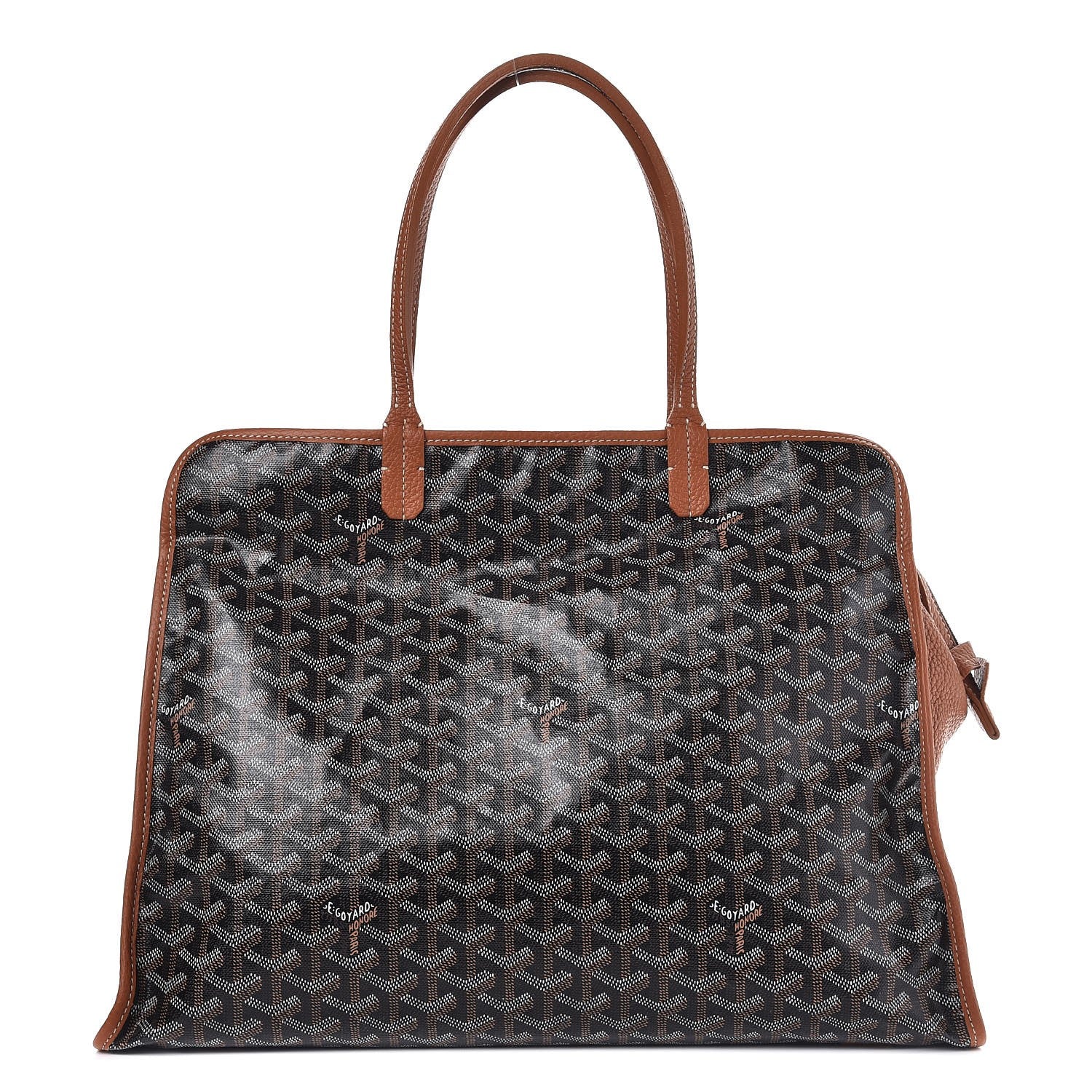 Goyard Goyardine Sac Hardy Pet Carrier PM Black Gold 1 of 9