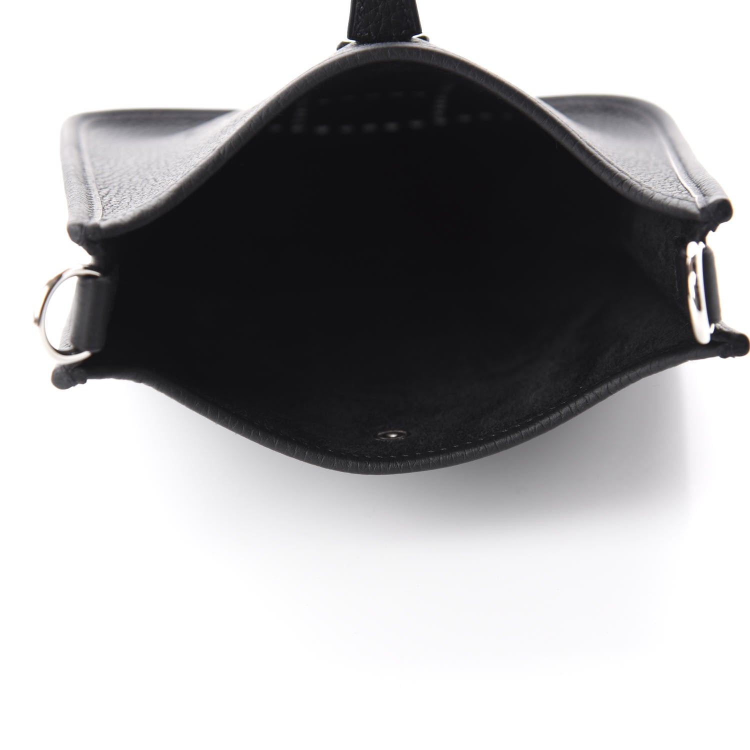 Hermes Taurillon Clemence Evelyne TPM Black 5 of 10