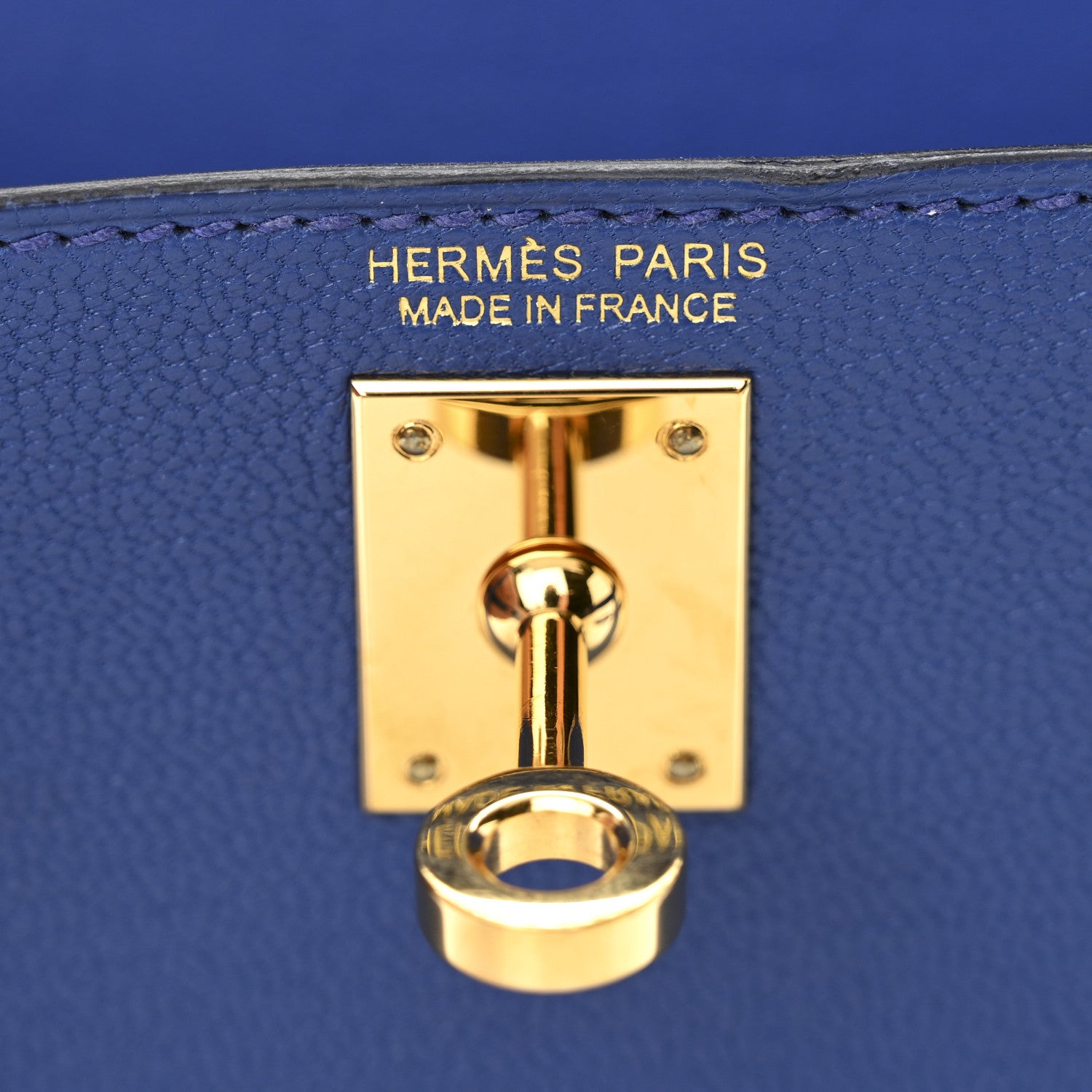 Hermes Chevre Mysore Mini Kelly Sellier 20 Bleu Royal 6 of 11