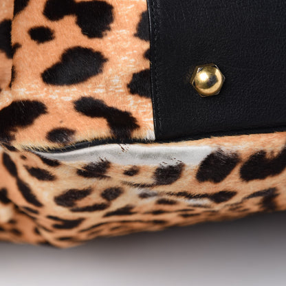 Saint Laurent Calf Hair Leopard Print Large Roady Hobo 15 of 22