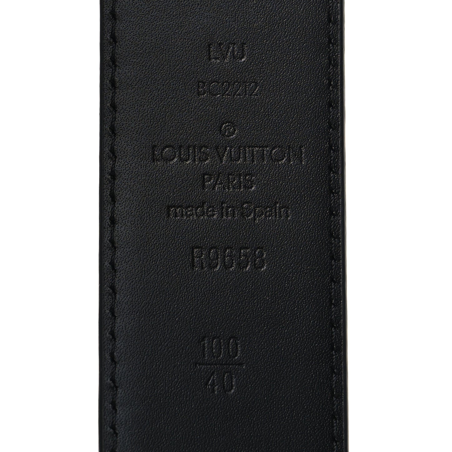 Calfskin 35mm Pont Neuf Belt 100 40 Black