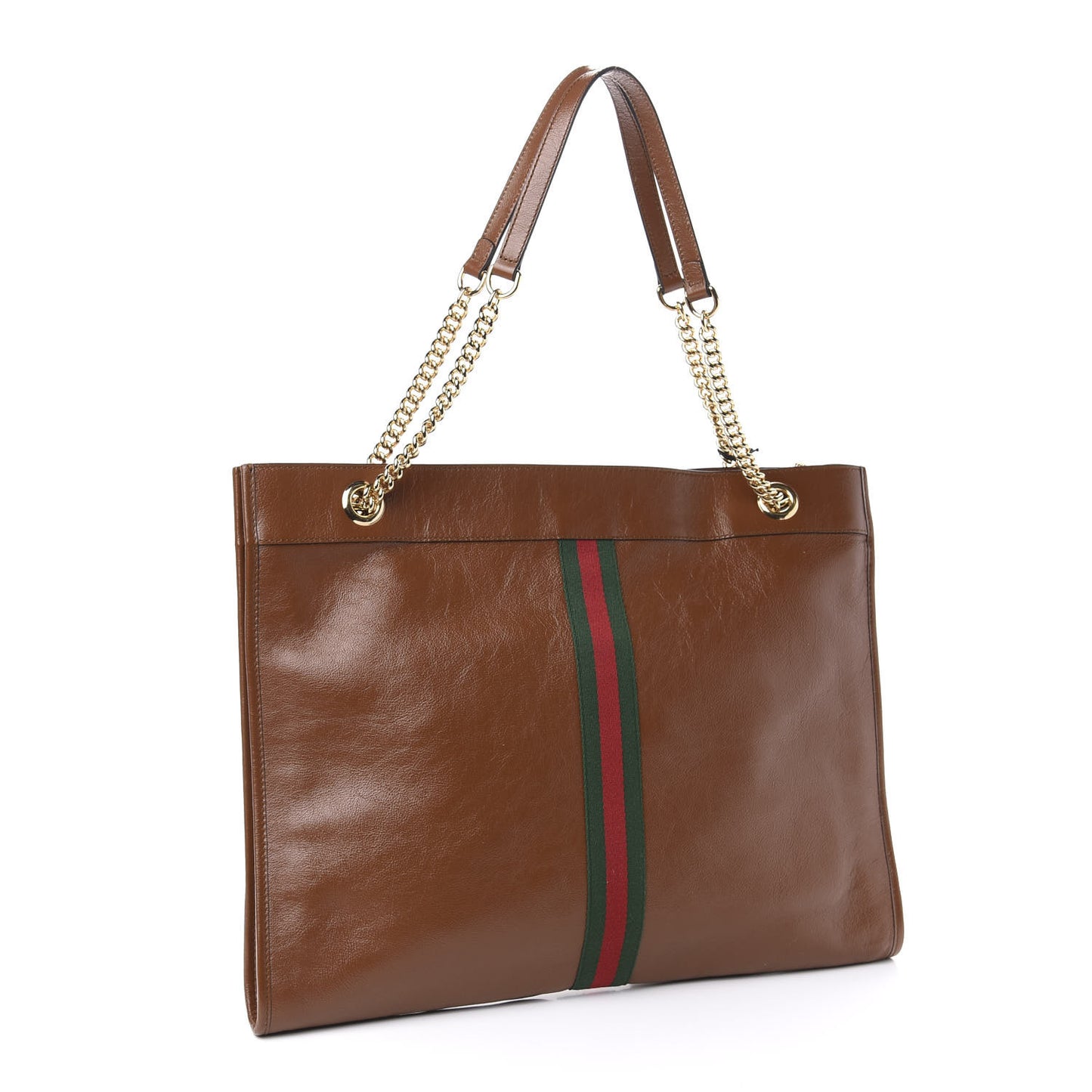 Calfskin Large Rajah Chain Tote Cuir