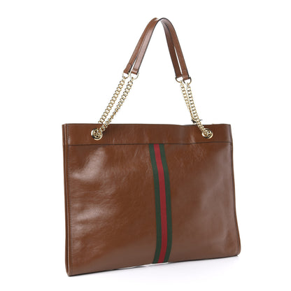 Gucci Calfskin Large Rajah Chain Tote Cuir 3 of 10