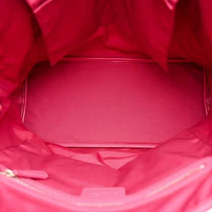 Christian Dior Coated Canvas Cannage Medium Panarea Tote Pink 5 of 15