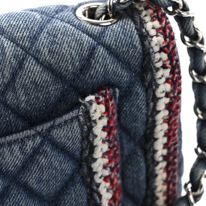 Chanel Denim Braided Mini Rectangular Flap Bag Blue 14 of 14