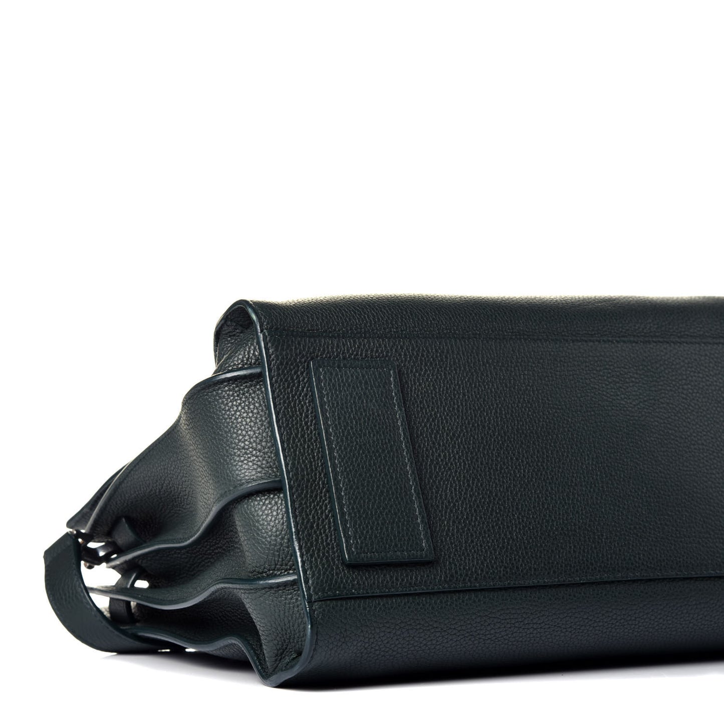 Grained Calfskin Small Supple Sac De Jour Dark Vert